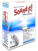 ���y�ҏW�\�t�g�A���y�^���i�����^���j�\�t�g | Sound it! 5.0 for Macintosh